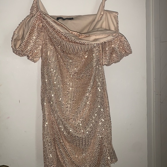 Shein off the shoulder sequin dress - Picture 2 of 2